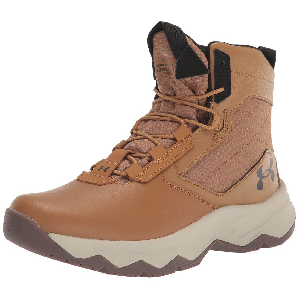 Under Armour Stellar G2 Tactical Boots Men's Size 10.5 Brown Military Waterproof